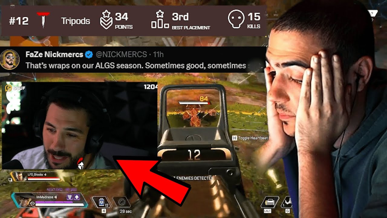 TSM ImperialHal reacts to TRIPODS failing to qualify for LCQ Finals & ALGS LAN.. 😔