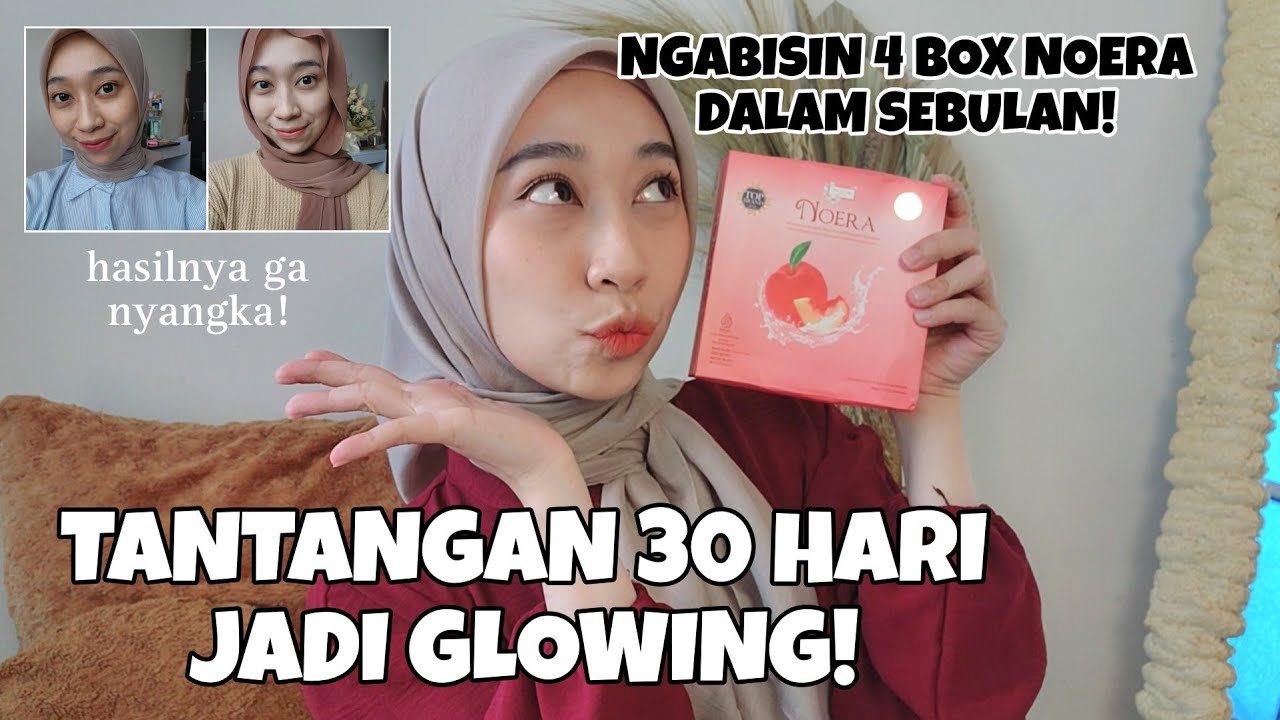 REVIEW JUJUR MINUM 4 BOX NOERA COLLAGEN DRINK, 30 HARI JADI GLOWING