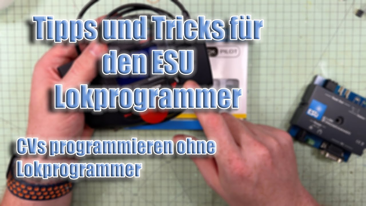 ESU Decoder programmieren ohne Lokprogrammer?