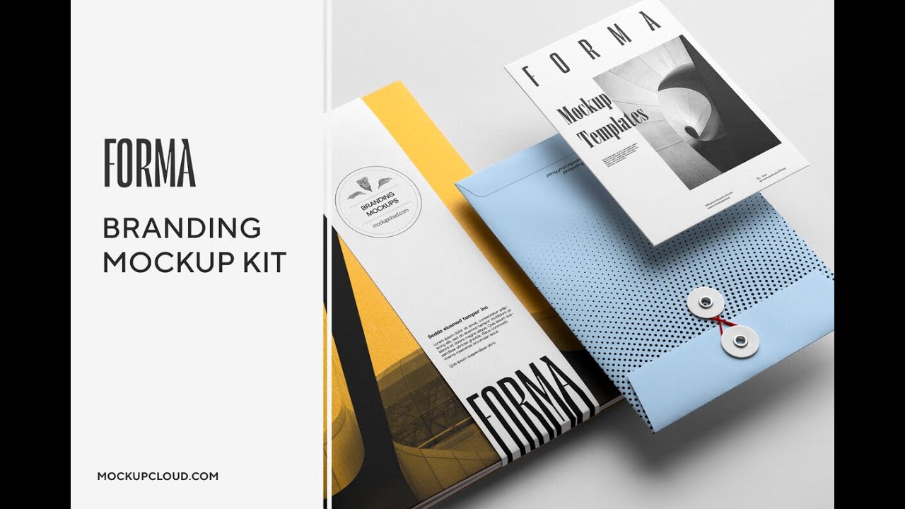 Forma Branding Mockups Kit Stock Graphics Download