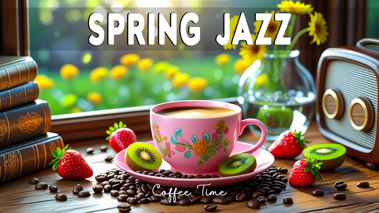 March Spring Morning Jazz ☕ Gentle Cafe Music & Smooth Bossa Nova Piano for Focus & Good Mood