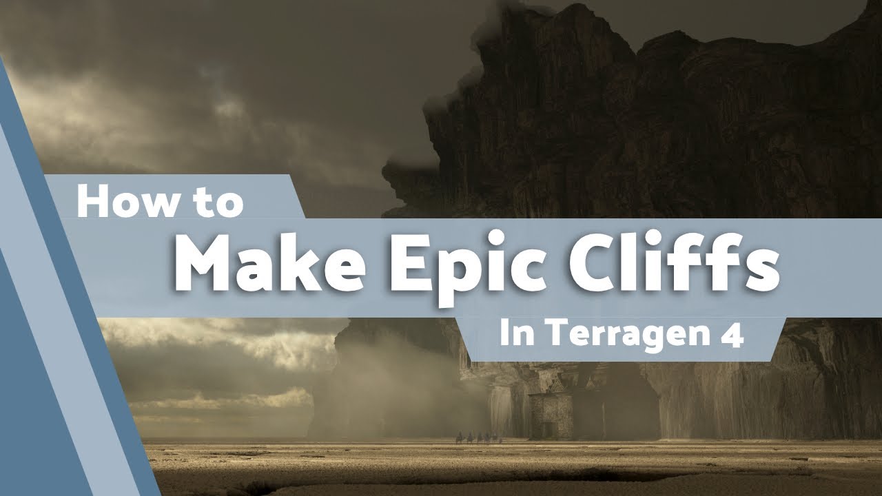 Terragen 4 Basics: Create Cliffs