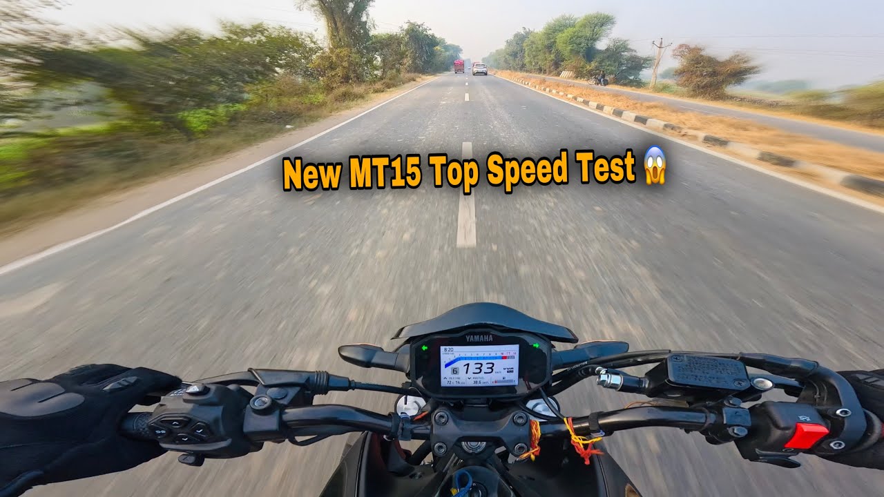 New MT15 Top Speed Test ❓|| unexpected result 😱