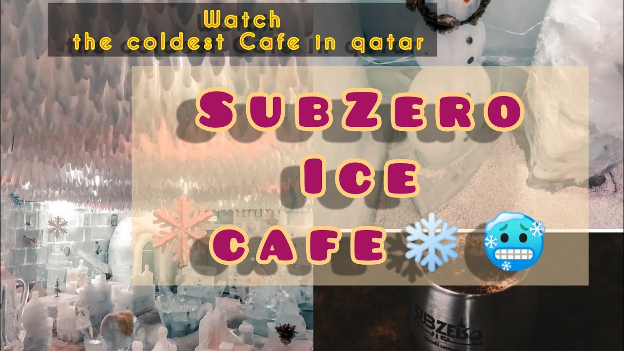 Subzero Cafe qatar |sub zero hai baiii 🥶🥶| |QATAR|Pakistani couple|#travellingcouple #qatarlife