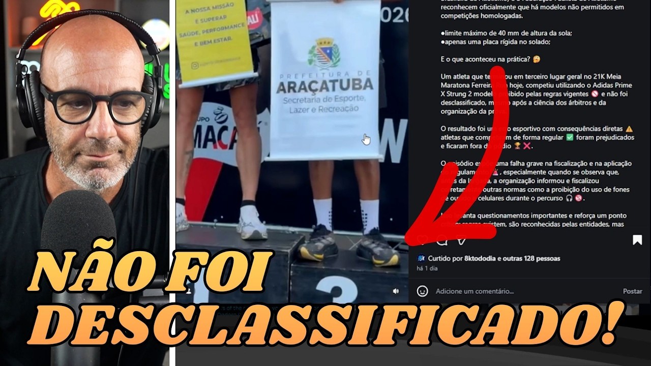USOU TÊNIS PROIBIDÃO e NÃO FOI DESCLASSIFICADO!