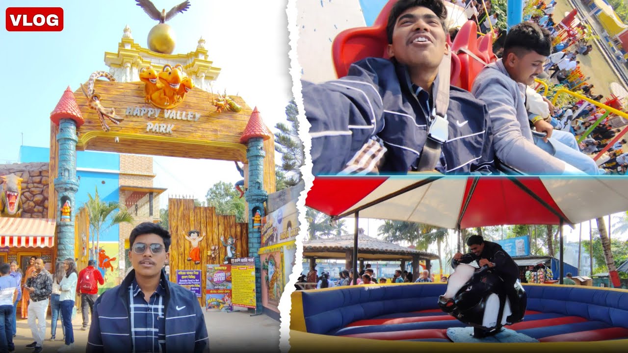 Happy Valley Park Me Full Masti 😮 Rides Fun & Crazy Vlog