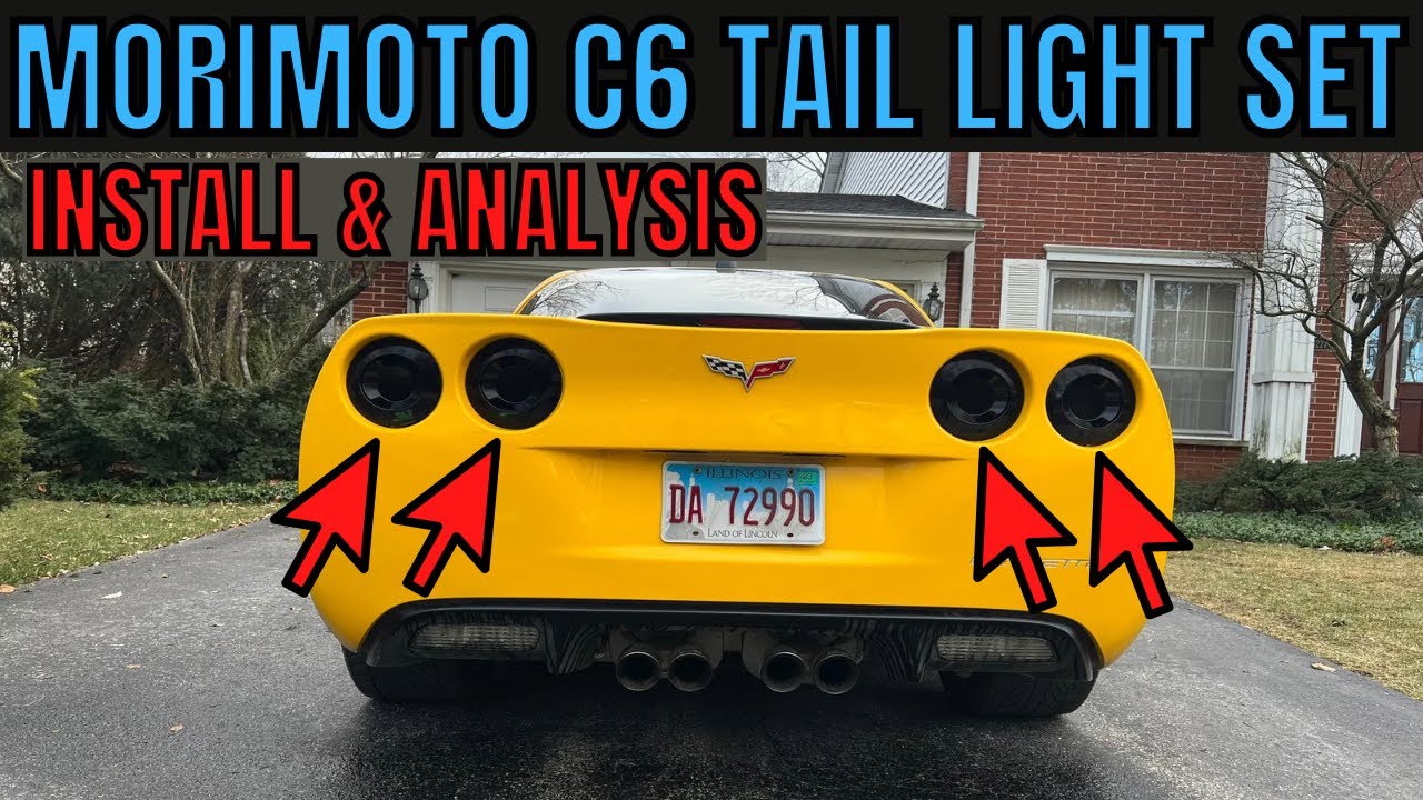 C6 Corvette Morimoto Tail Light Installation Guide & Review!