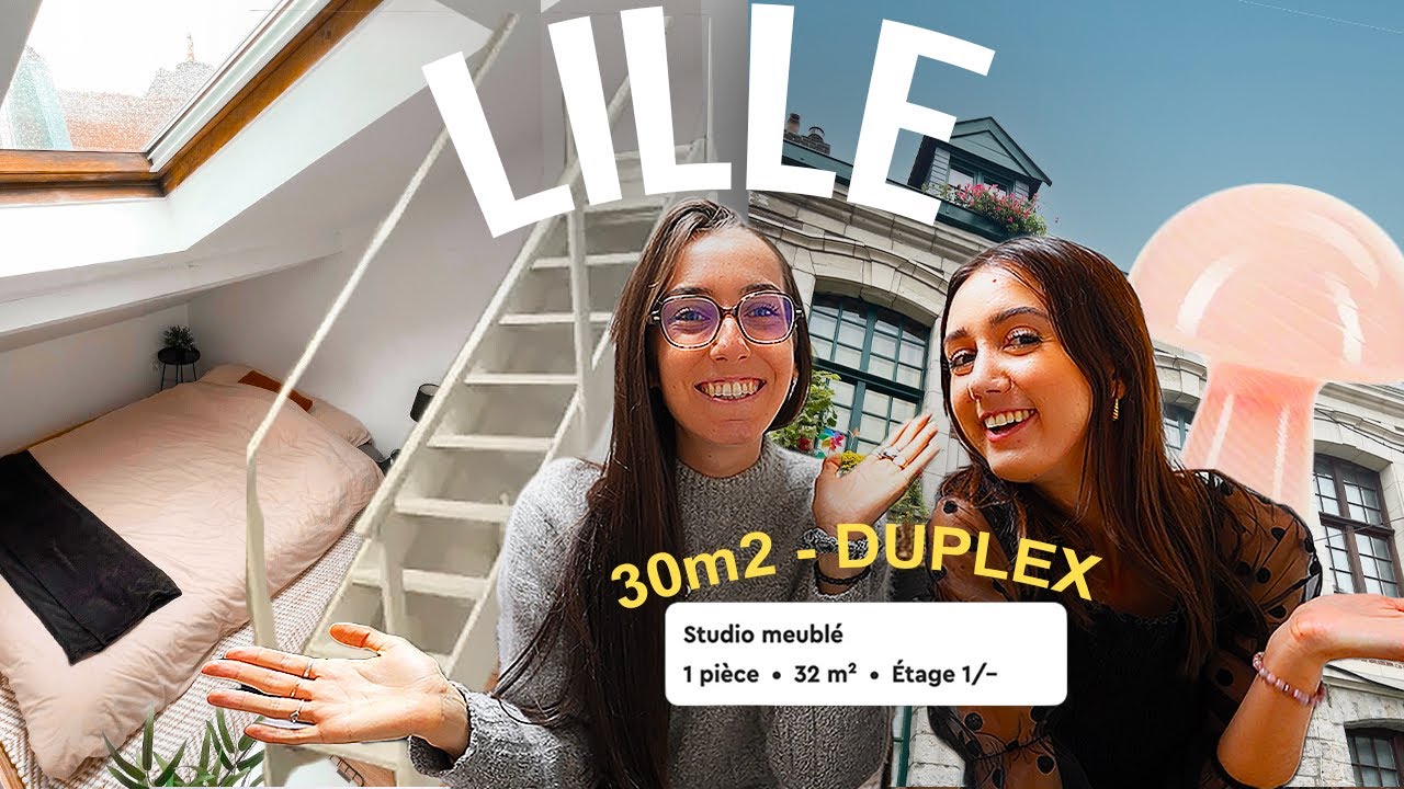 590€ pour 30m2 à LILLE! (duplex, bons plans déco Leboncoin + brocante)