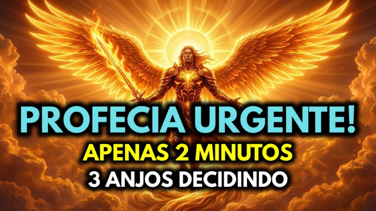 🔴 FALTAM APENAS 2 MINUTOS — O ARCANJO MIGUEL DIZ: HOJE, 3 ANJOS FORAM FLAGRADOS PRONUNCIANDO SEU...
