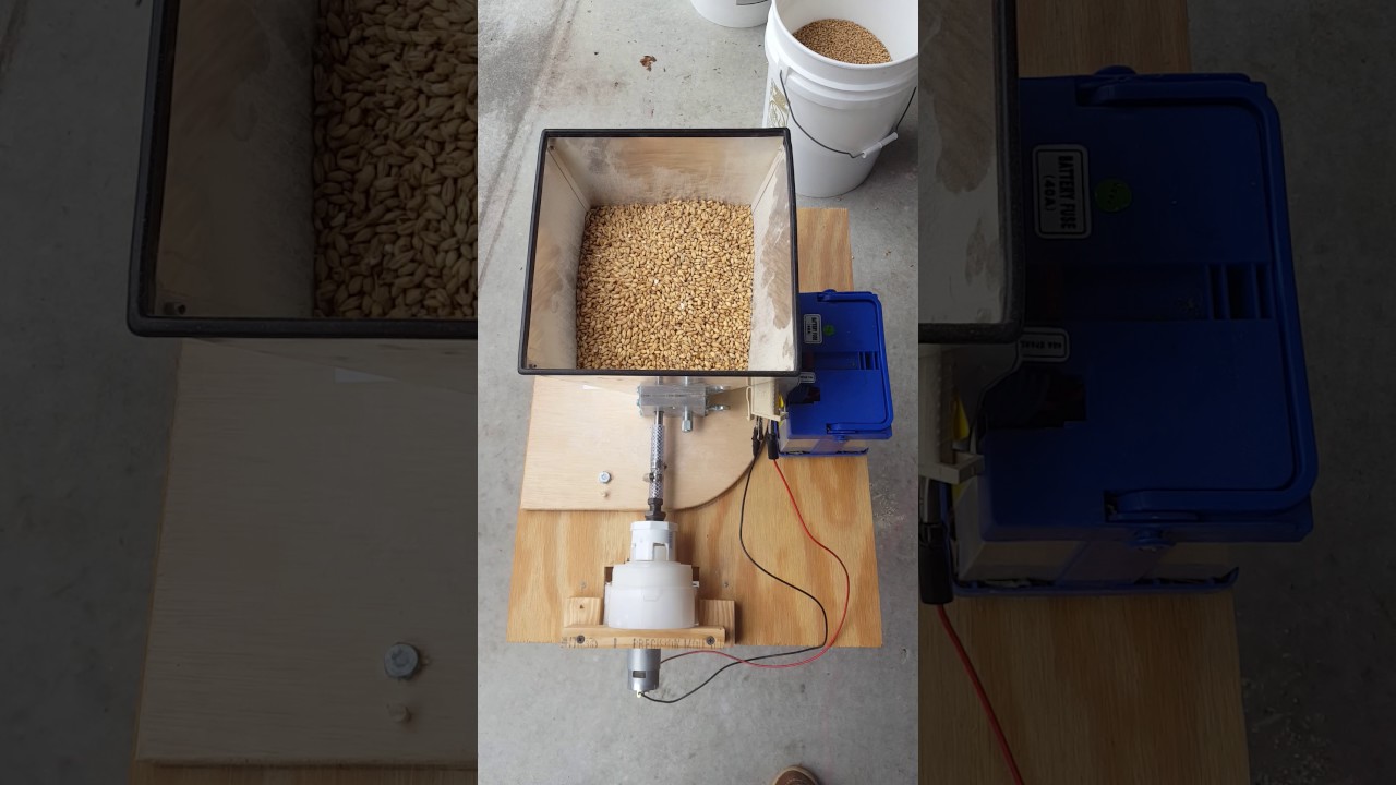 Cheap DIY Motorized Grain Mill 1