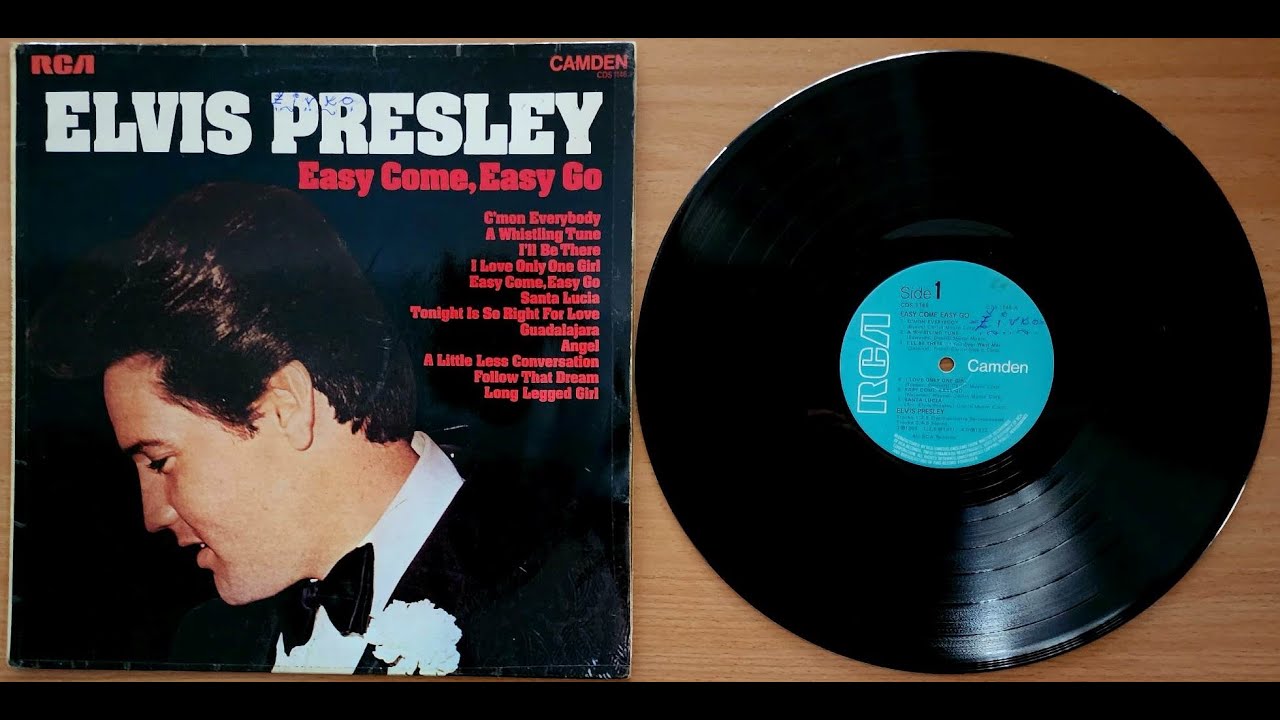 CLASSIC VINYL. 70s *ELVIS PRESLEY -Easy Come, Easy Go, ORIGINAL LP, REMASTERED, H. QUALITY SOUND.320