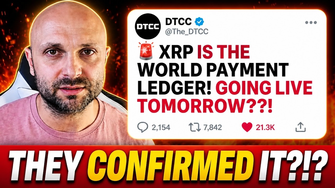 БОЖЕ МОЙ, DTCC ТОЛЬКО ЧТО ПОДТВЕРДИЛИ, ЧТО XRP = МИРОВАЯ ПЛАТЕЖНАЯ СИСТЕМА?!?