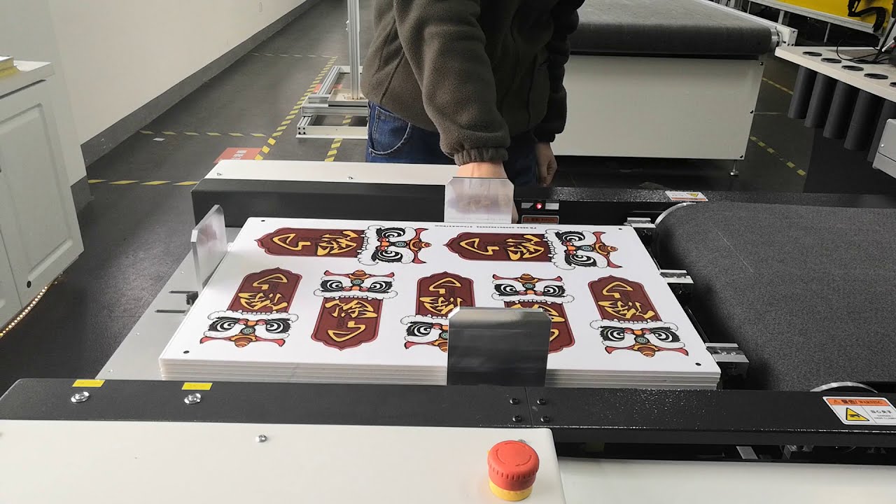 Product: Foam board cutting on IECHO PK0604 digital cutter