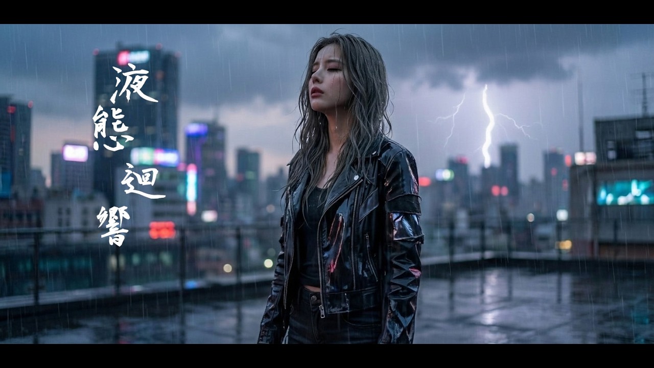【雨夜沉浸】《液態迴響》做個永遠不撐傘的人...｜我就站在暴風中央｜沐霧月｜ (Official  Lyric Audio)