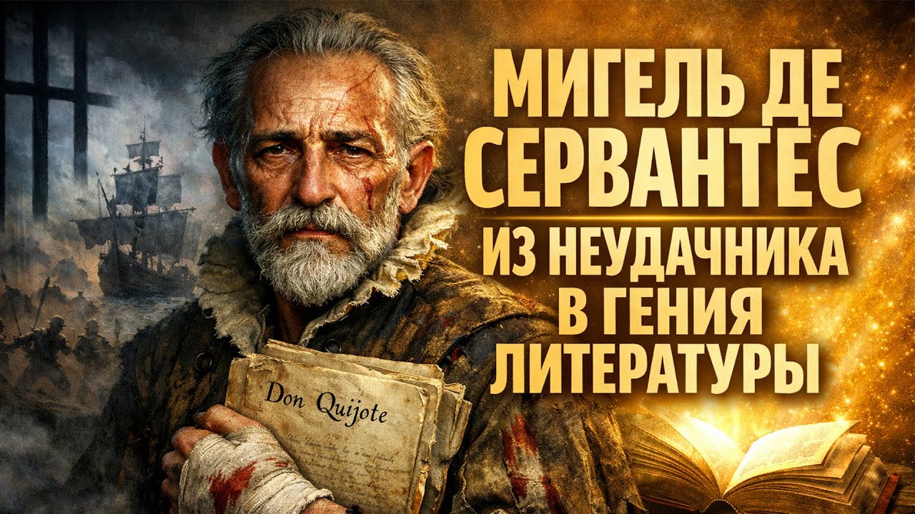 МИГЕЛЬ ДЕ СЕРВАНТЕС: Как НЕУДАЧНИК стал самым ИЗВЕСТНЫМ писателем Испании?!