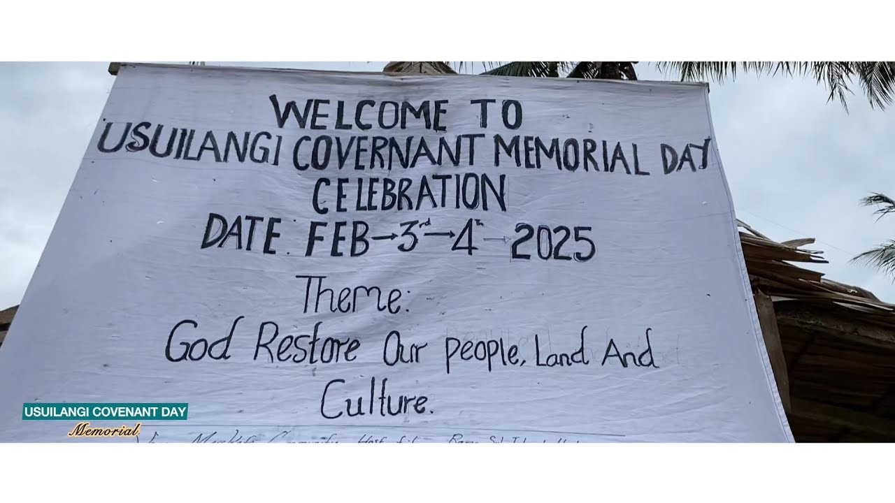 USUILANGI Tribe Covenant memorial Celebration