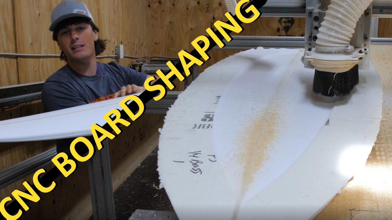 CUTTING OUT MY FIRST BOARD | CNC BOARD SHAPING MACHINE | EP2