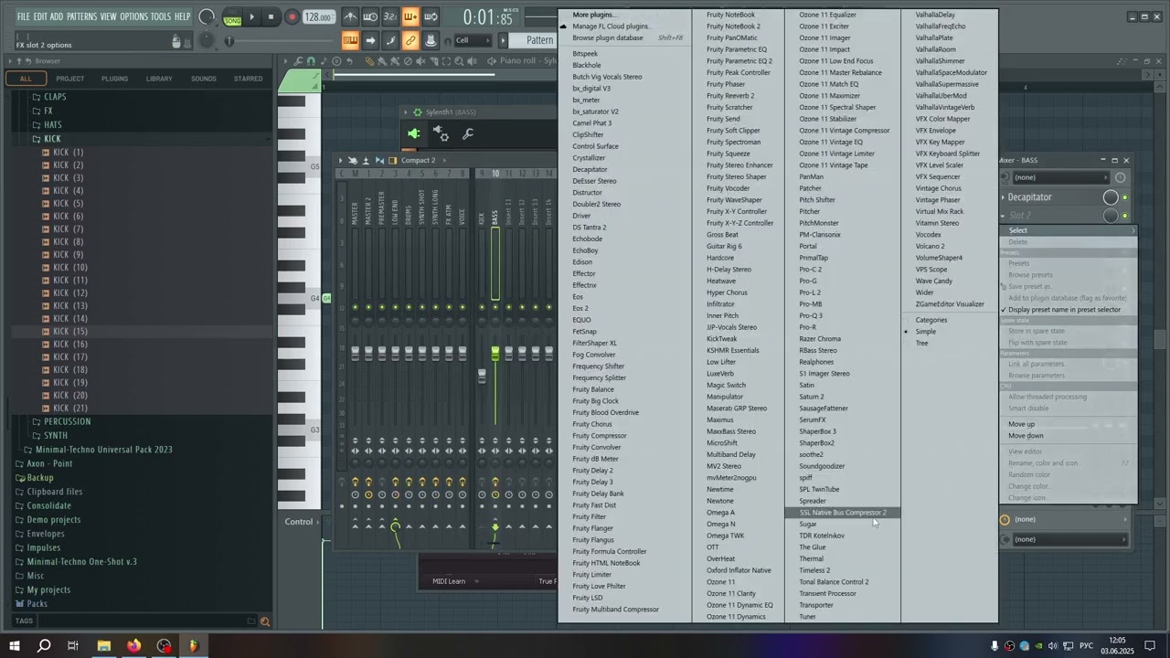 Bass через Арпеджиатор в Sylenth1. Личные занятия.