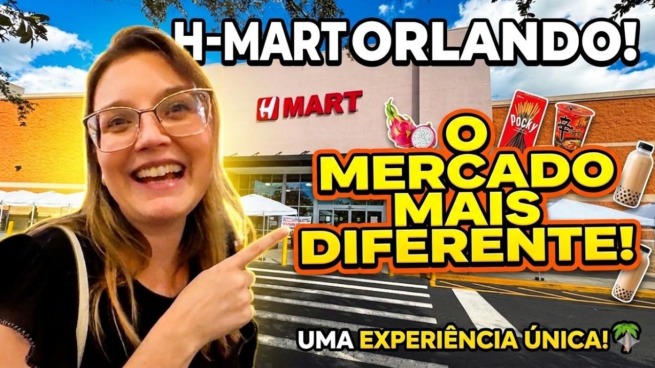 👉 ENTREI NO H-MART! 😱🍜 Tudo Sobre o Supermercado Asiático Mais FAMOSO