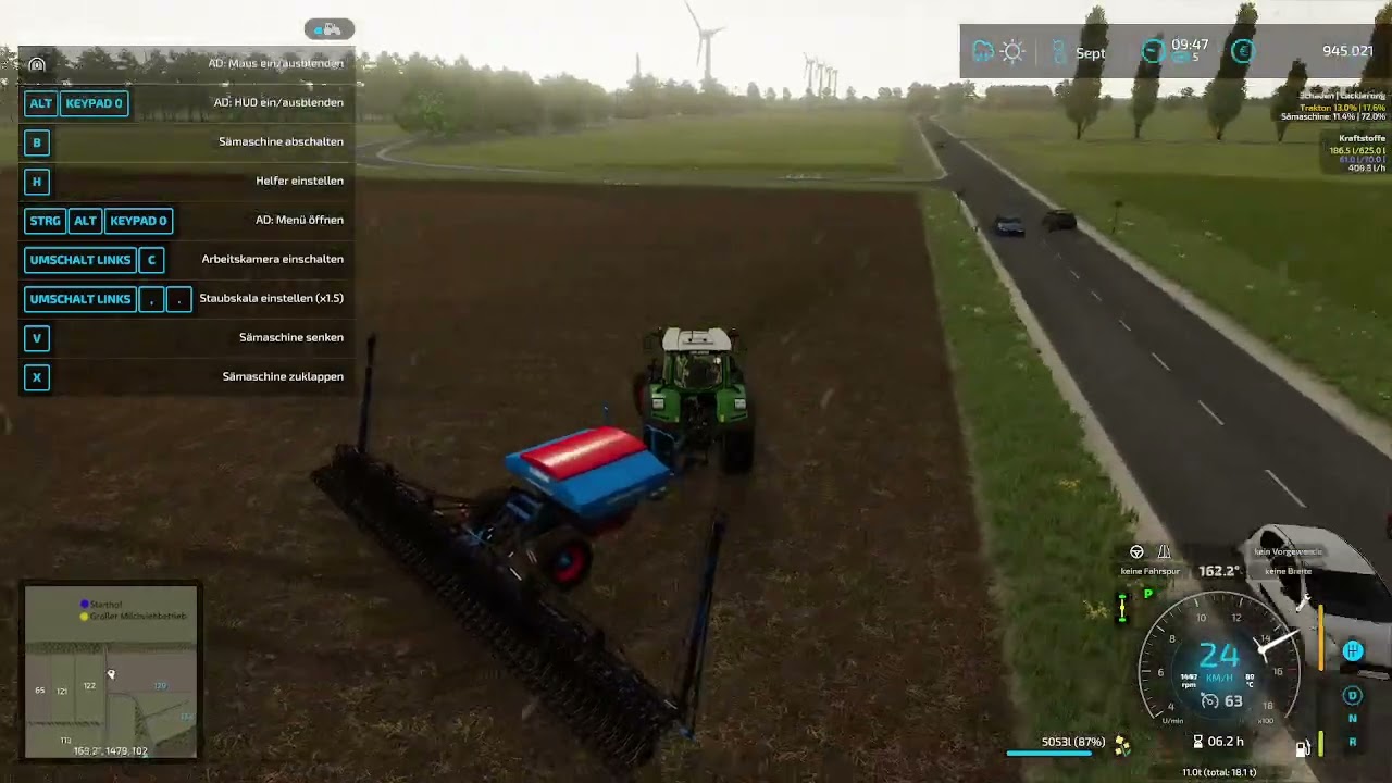 LS22 - Brosumersiel; Aussaat bei Regen- nur die Harten kommen aufs Feld