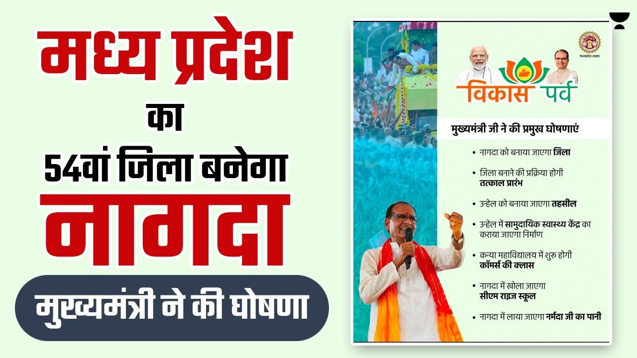 Madhya Pradesh's 54th District 'Nagda' announced by CM Shivraj Singh Chouhan