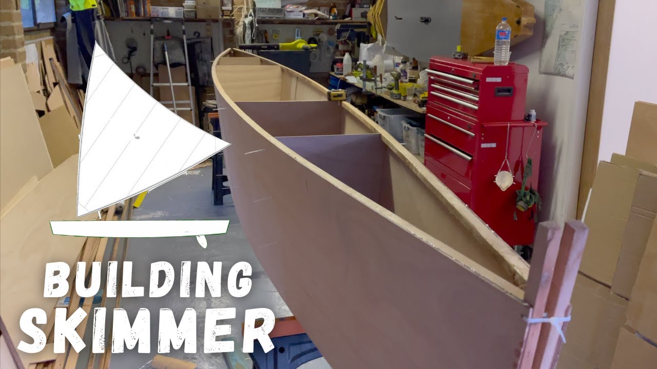 Building Skimmer Ep.8 - from plywood to a 3d hull - building a Double Tamanu catamaran