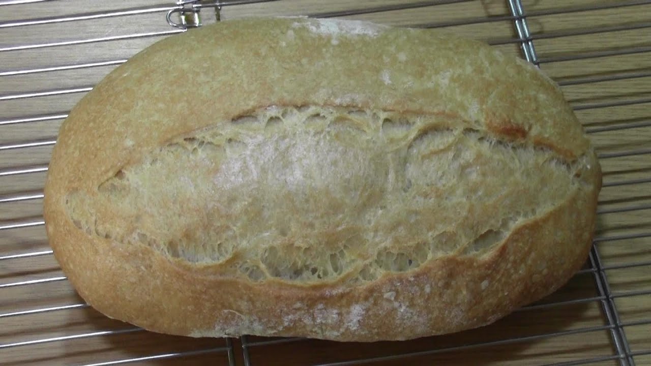 Pan con biga, fermento o prefermento para masa de pan.