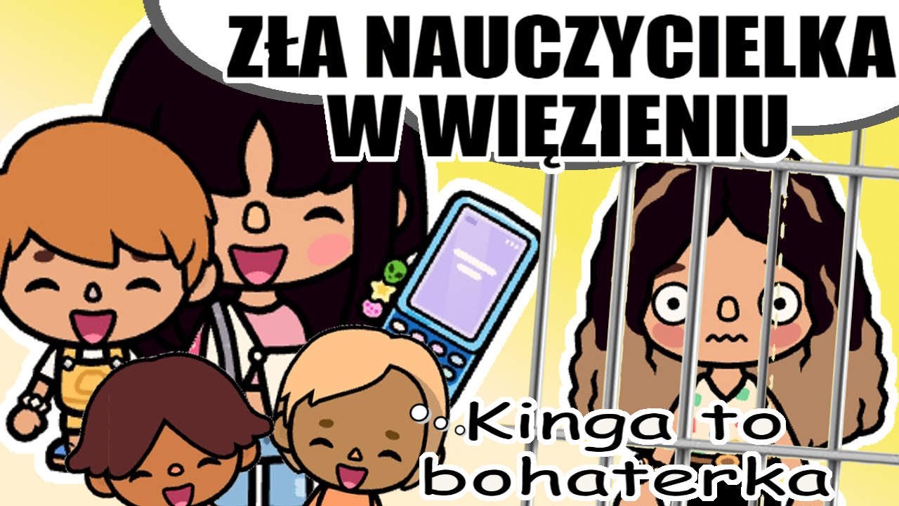 💥 ZŁA NAUCZYCIELKA TRAFIA DO WIĘZIENIA! KINGA RATUJE DZIECI 💥 | historyjki Toca Boca