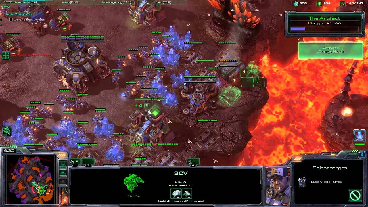 Starcraft 2 All In Brutal & Achievements - Ground & Nydus Version - Part 1