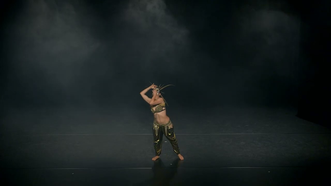 Zoe Jakes performing at The Fusion Bellydance Show 2024 in Augsburg