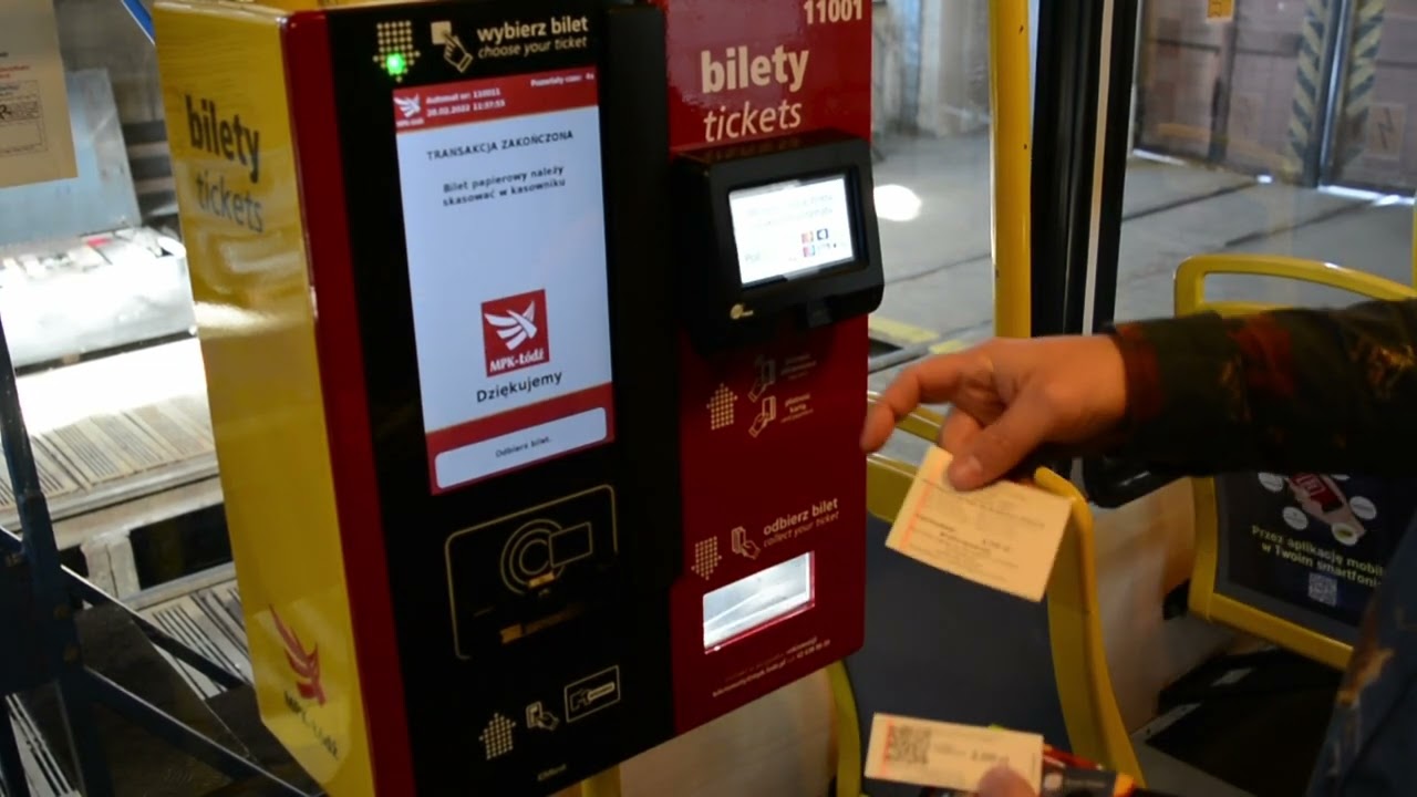 Nowe biletomaty w pojazdach MPK-Łódź