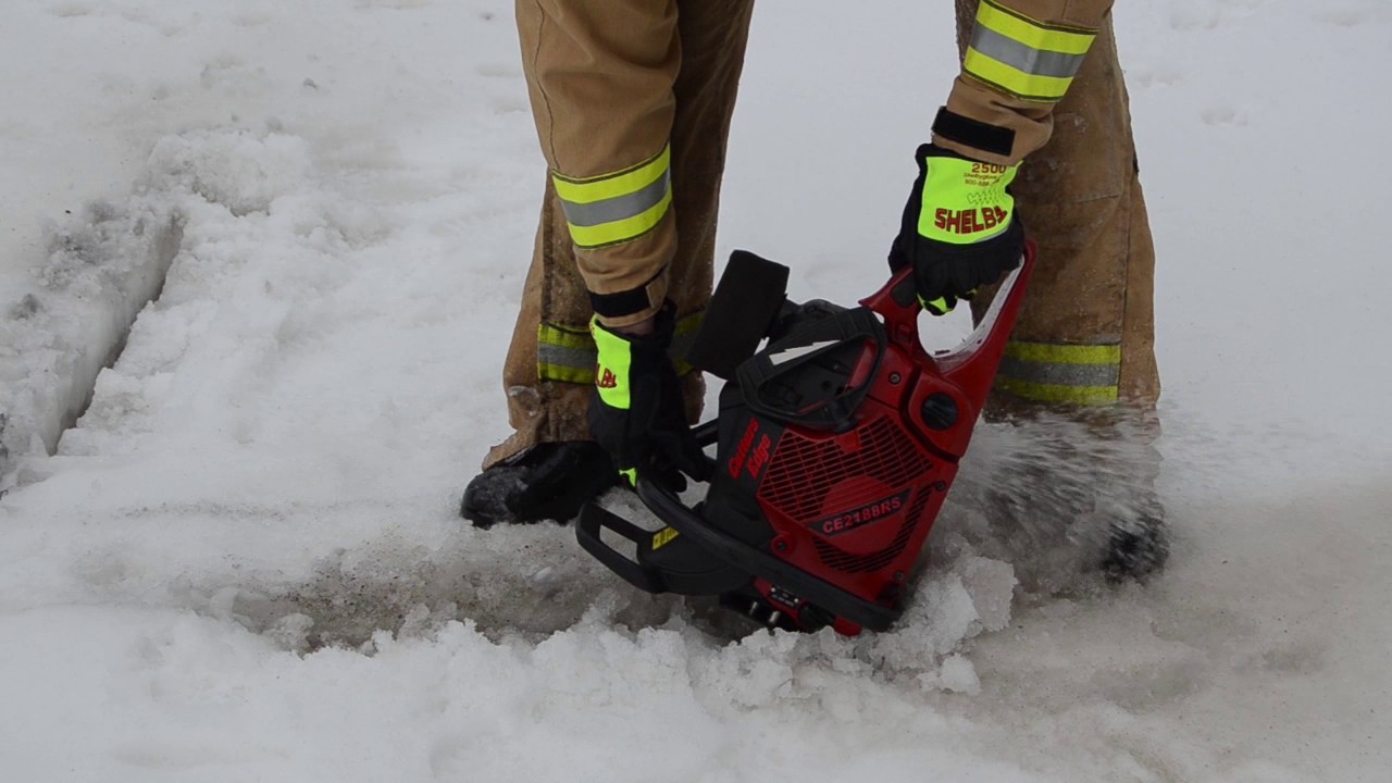 Mulit-Cut Fire Rescue Chainsaw Ice Cuts