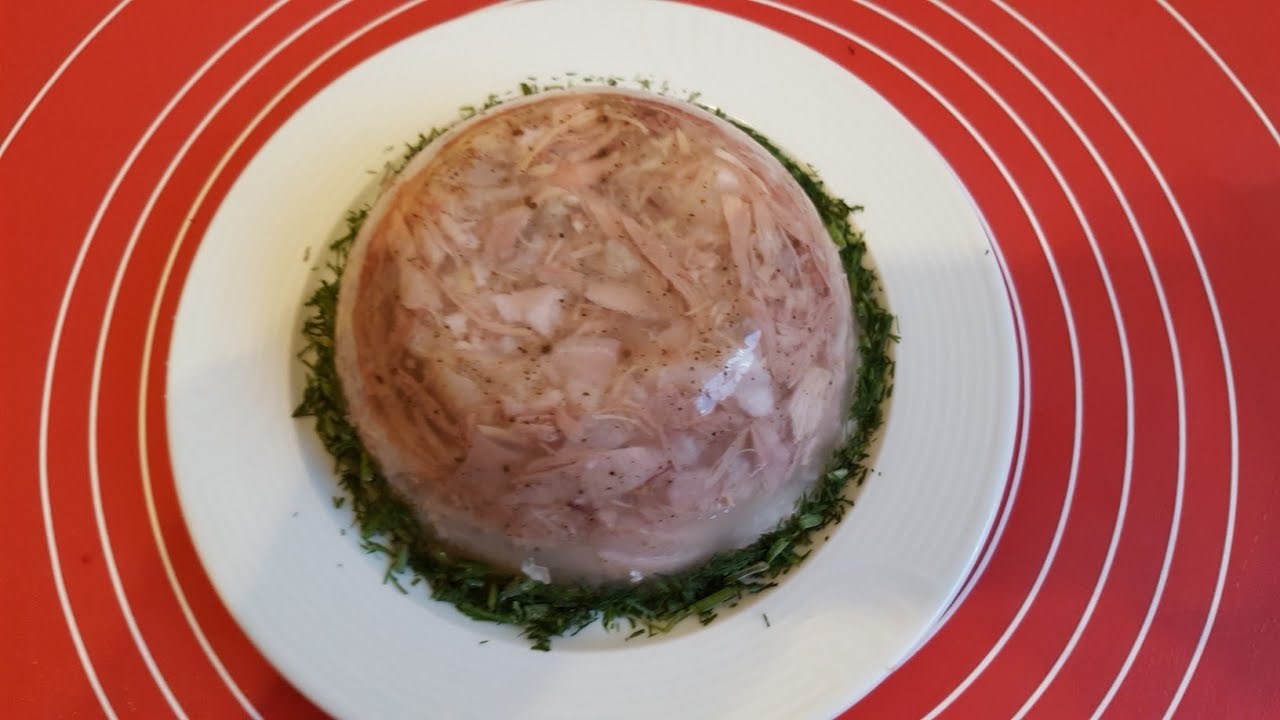 Sülze ohne Gelatine ,Holodez .