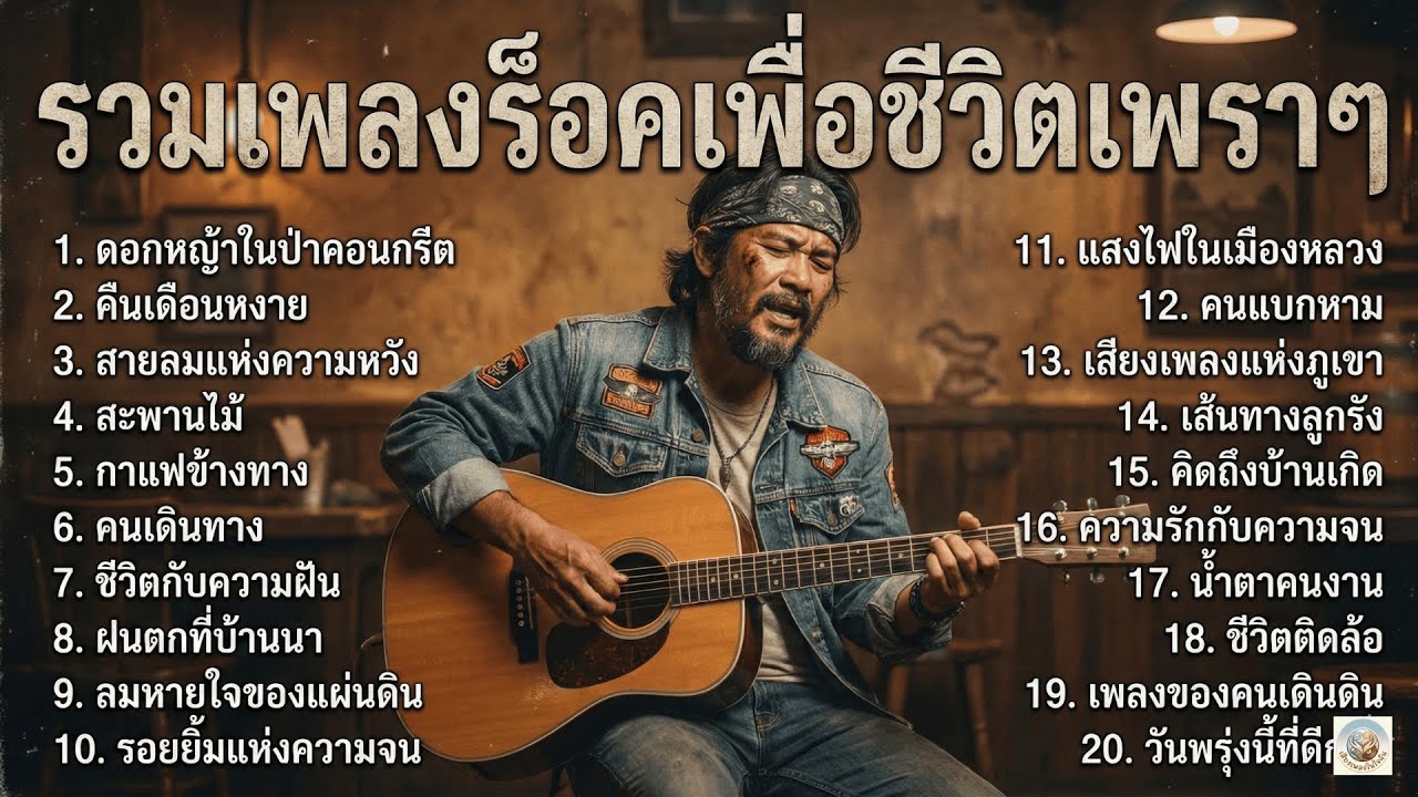 รวมเพลงร็อคเพื่อชีวิตน่าฟัง ไม่มีเบื่อ ฟังได้ทั้งวัน