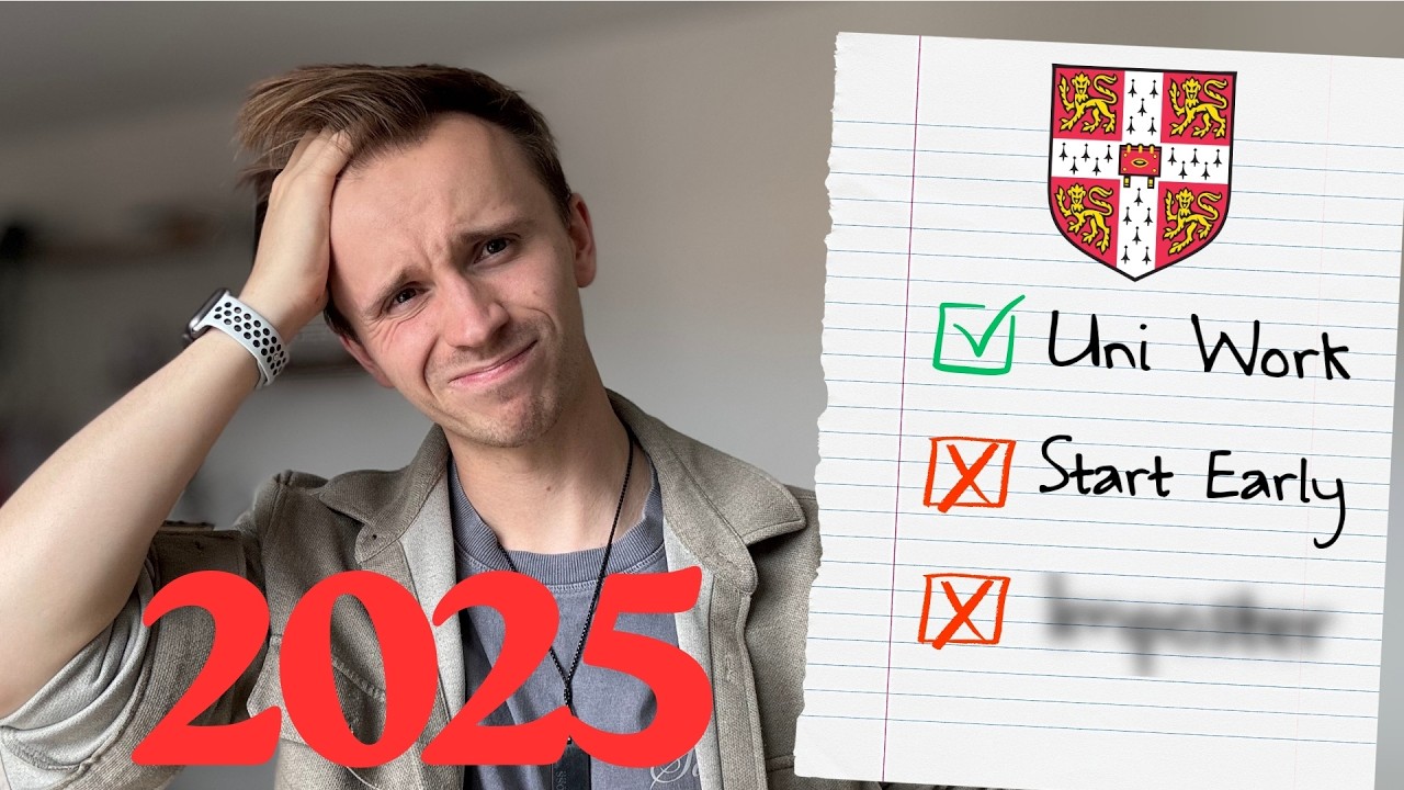 University Maths tips from a Cambridge Graduate
