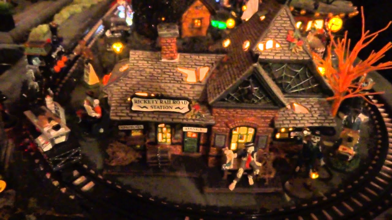 Dept 56 and Lemax Spookytown 2014 Halloween Village