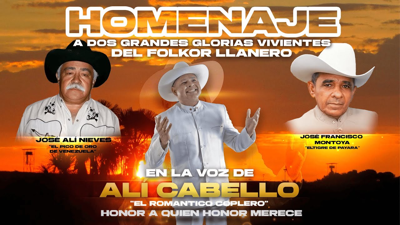 ALI CABELLO HOMENAJE A Dos Glorias de Nuestro Folclor