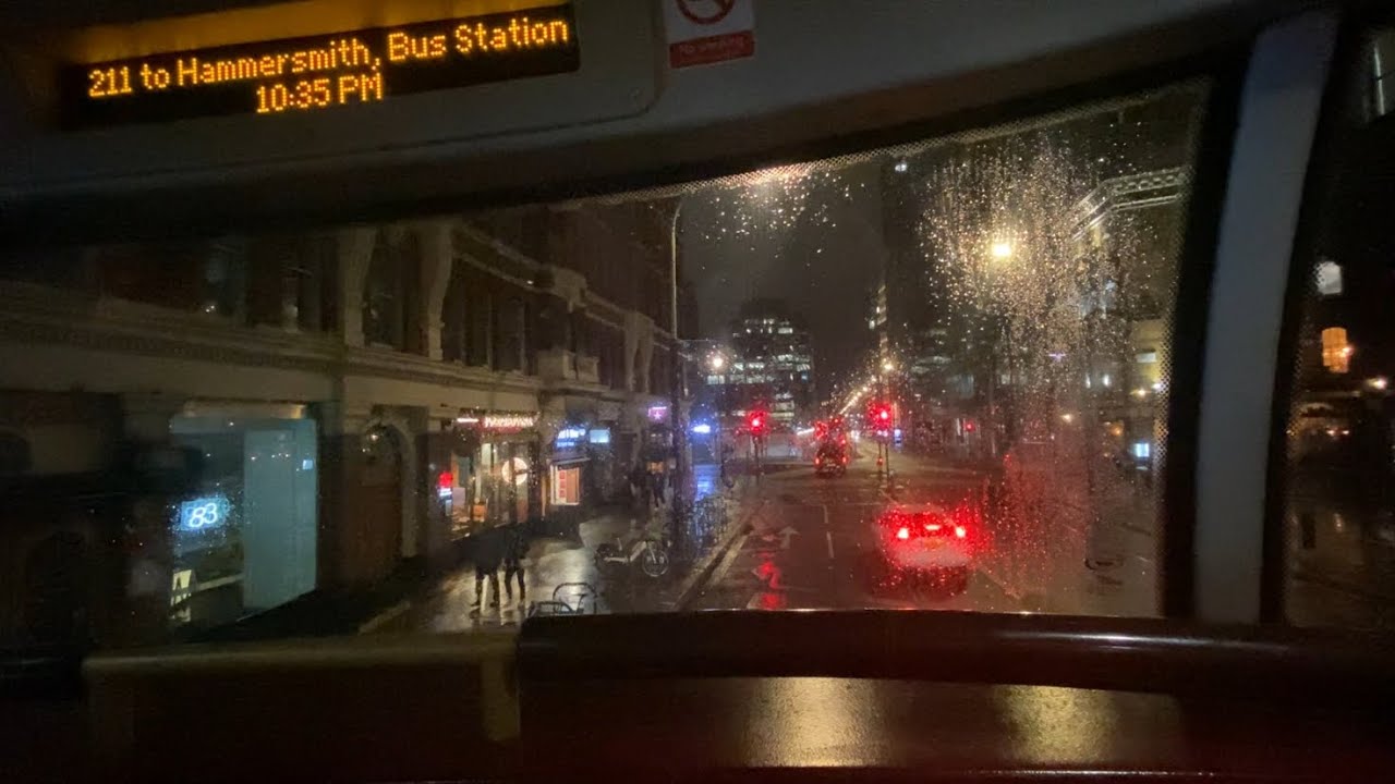 *FULL JOURNEY* London United, routemaster (LTZ 1666): Route 211 to Hammersmith Bus Station