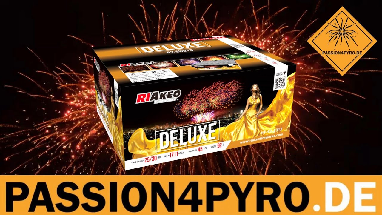 Riakeo Fireworks DELUXE HF-99-2313 30MM PASSION4PYRO.DE