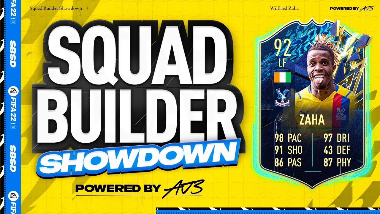 FIFA 22 Squad Builder Showdown!!! TEAM OF THE SEASON ZAHA!!!