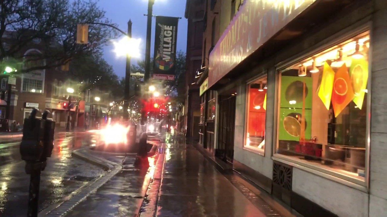 Hamilton Ontario Canada | Rain walk | City Walking Tour