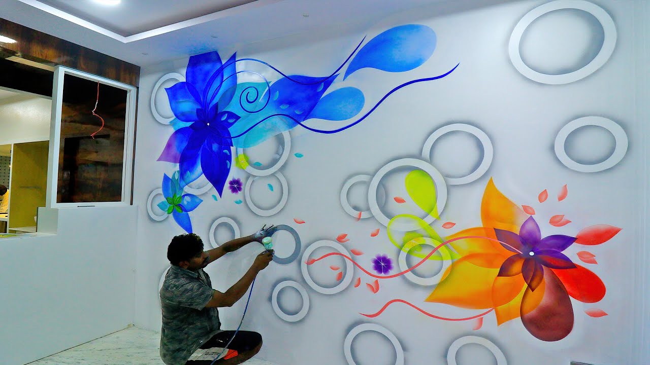 3d wall painting design ideas for living room