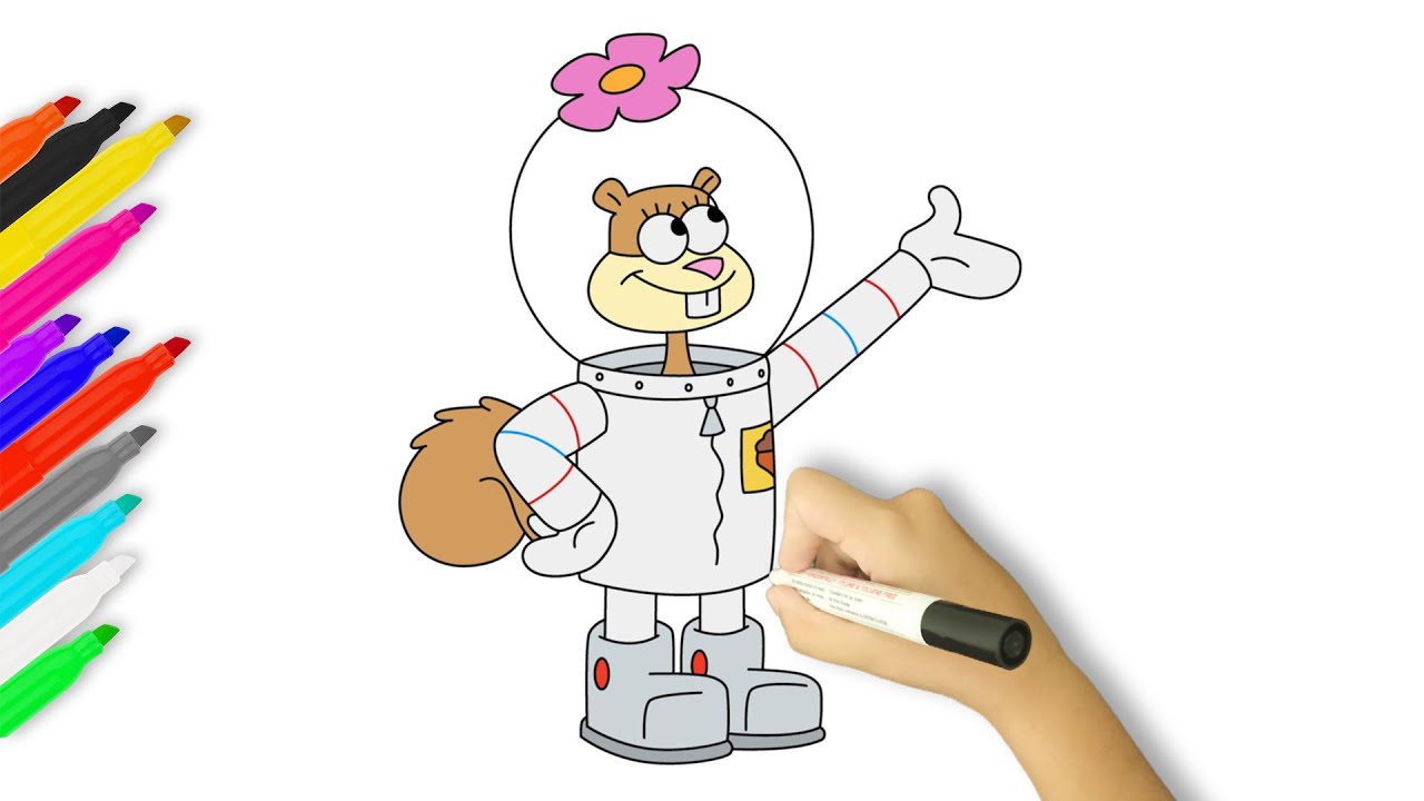 How to Draw Sandy Cheeks | Spongebob
