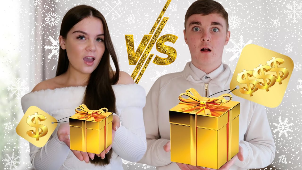 Cheap VS Expensive CHRISTMAS PRESENTS *Shopping Challenge* With My Boyfriend !!
