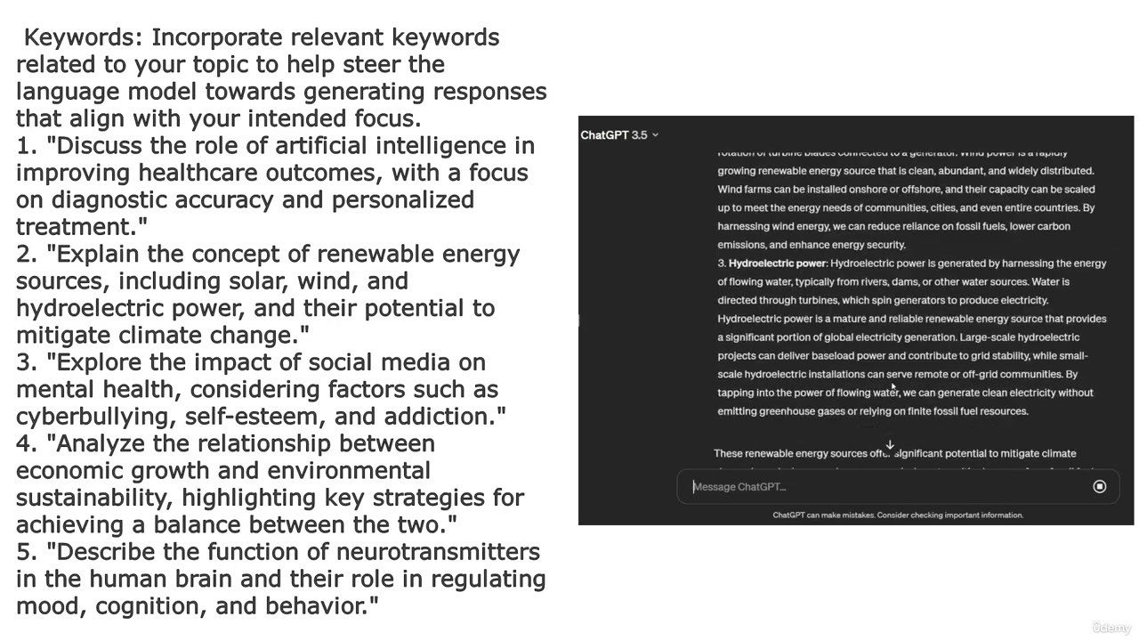 7. Keywords in Prompts - The Magic Words: Using Keywords to Control Your AI