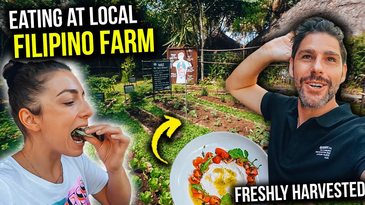 CRAZY GOOD Food from Local FARM-TO-TABLE Restaurant in the PHILIPPINES!