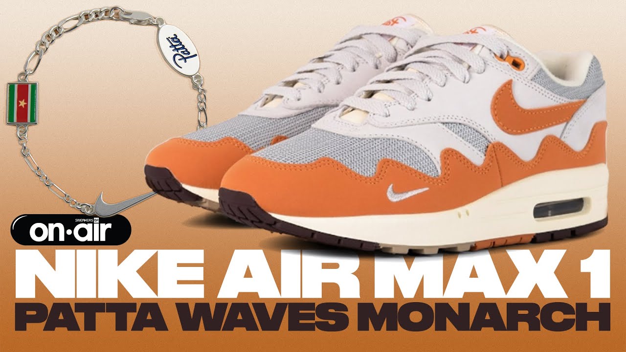 O PRIMEIRO DOS AIR MAX 1 DA PATTA de 2021 | UNBOXING+REVIEW NIKE AIR MAX 1 'Monarch' X Patta