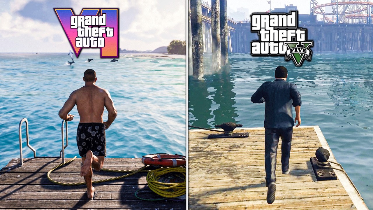 GTA 6 vs GTA 5 - Physics, Details & Graphics Comparison