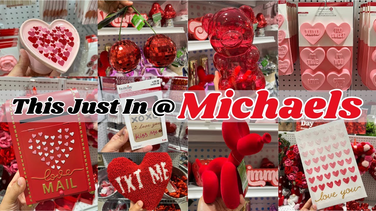 ✨MICHAELS VALENTINE’S DAY 2025 Is HERE! MUST-SEE VALENTINE’S DAY DECOR & FINDS!🎀✨