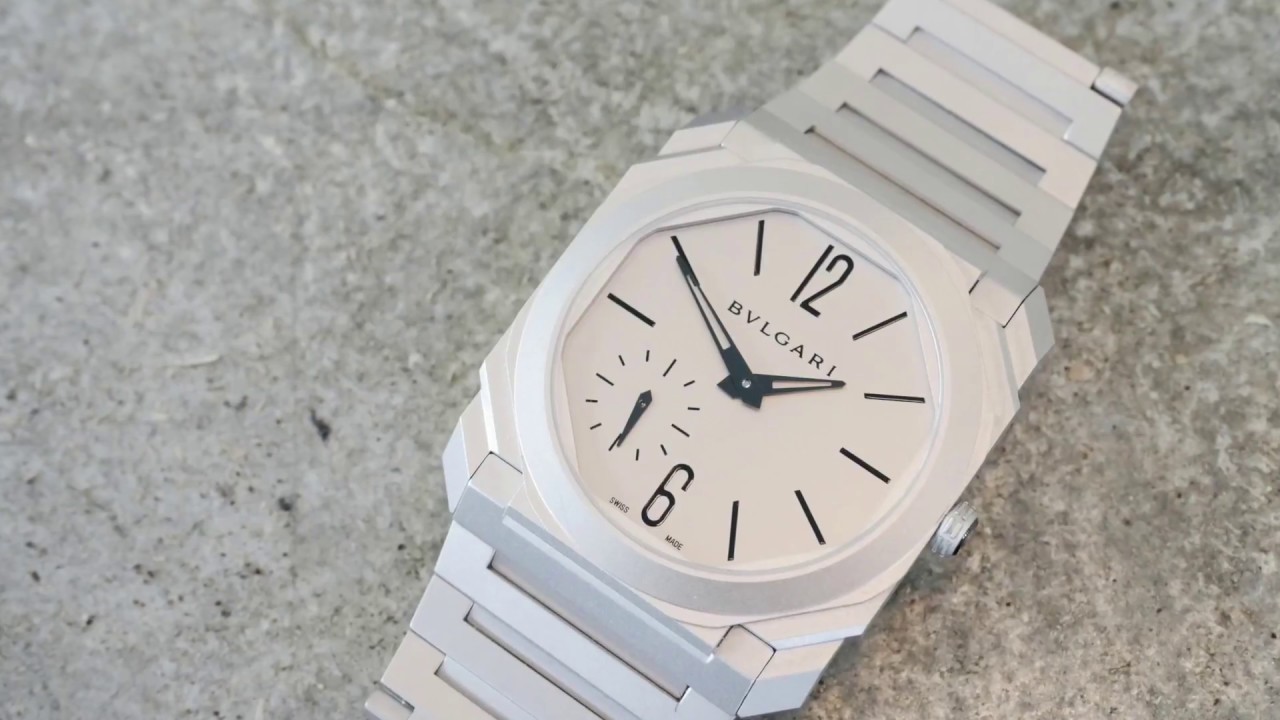 Up Close: The Bulgari Octo Finissimo Automatic in stainless steel
